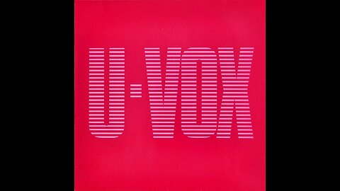 Ultravox – U-Vox (1986) [Full Album] Vinyl Rip