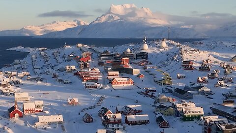 La capital groenlandesa en impresionantes vistas aéreas