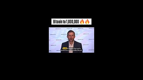 Eric Trump says Bitcoin will go to $1 million. 🔥💎