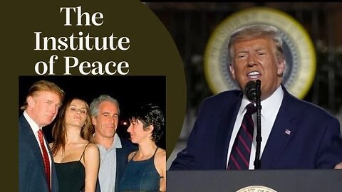 Antichrist 45: Pedophile Satanist Donald J. Trump's Institute of 'Peace'!