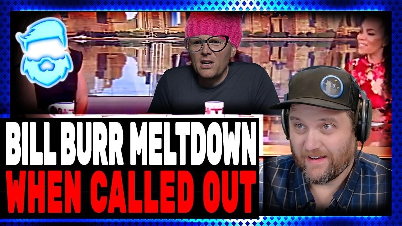Bill Burr RUNS IN FEAR After Being Asked To Defend Promoting Leftist Attacks! Absolute Coward!
