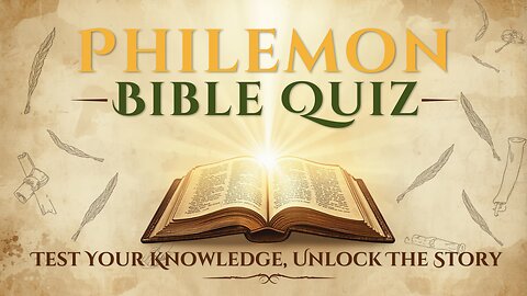 Bible Quiz Philemon30 NIV Questions