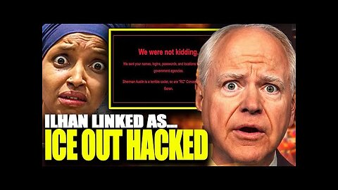 Ilhan Omar Linked as “ICE OUT” Is HACKED and Target Descends Into Madness