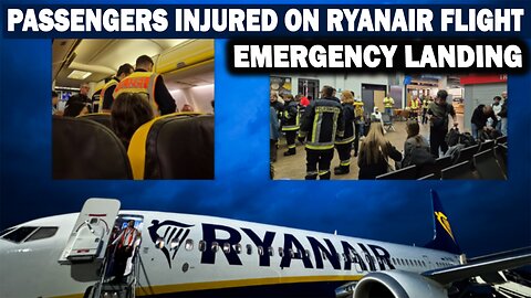 Ryanair Flight Emergency Landing After Severe Turbulence | Passengers Injured Mid-Air | newsdrift