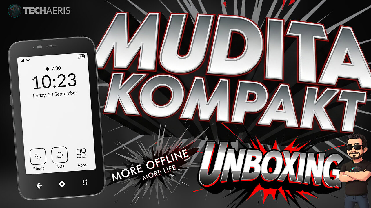 Mudita Kompakt Minimal Semi Smartphone Unboxing
