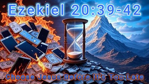 Ezekiel 20:39-4: End Time Warning: Choose God Before It's Too Late