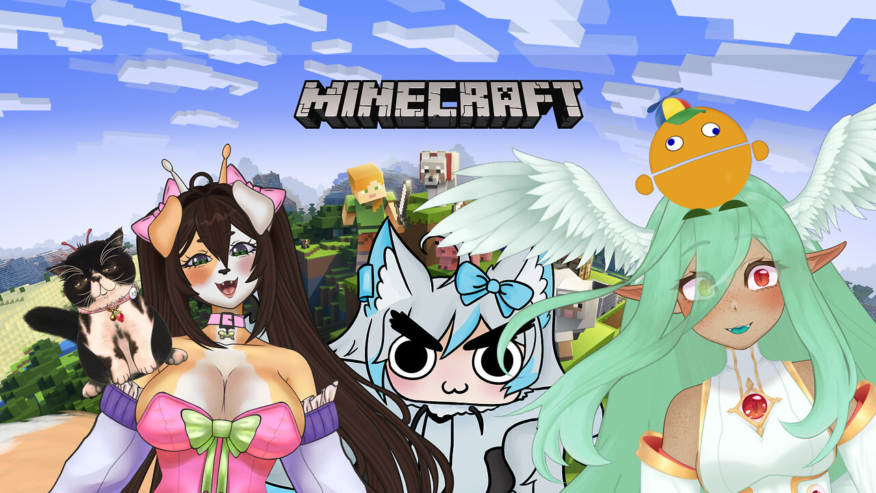 You're paying minecraft in a tunnel mining for diamonds... Feat @whitestcat @nemupup :3
