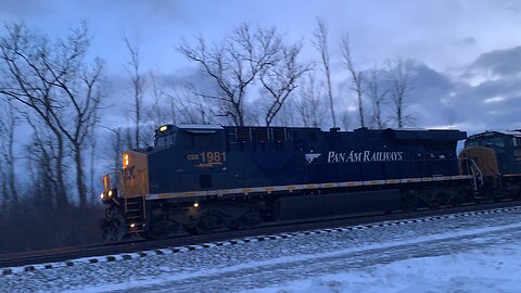 Following Jesus is King and a CSX Heritage Unit
