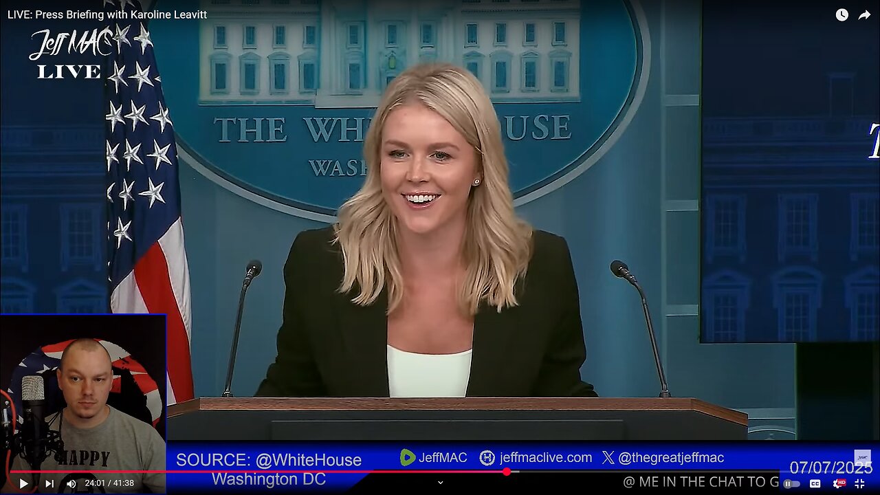 LIVE: Press Briefing with Karoline Leavitt