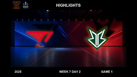 T1 vs BRO Highlights Game 1 - LCK W7D2 Split 2 2025 - T1 vs OKSavings Bro G1