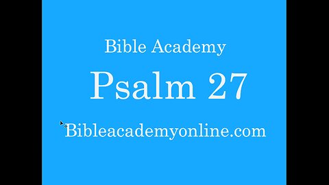 Psalm 27