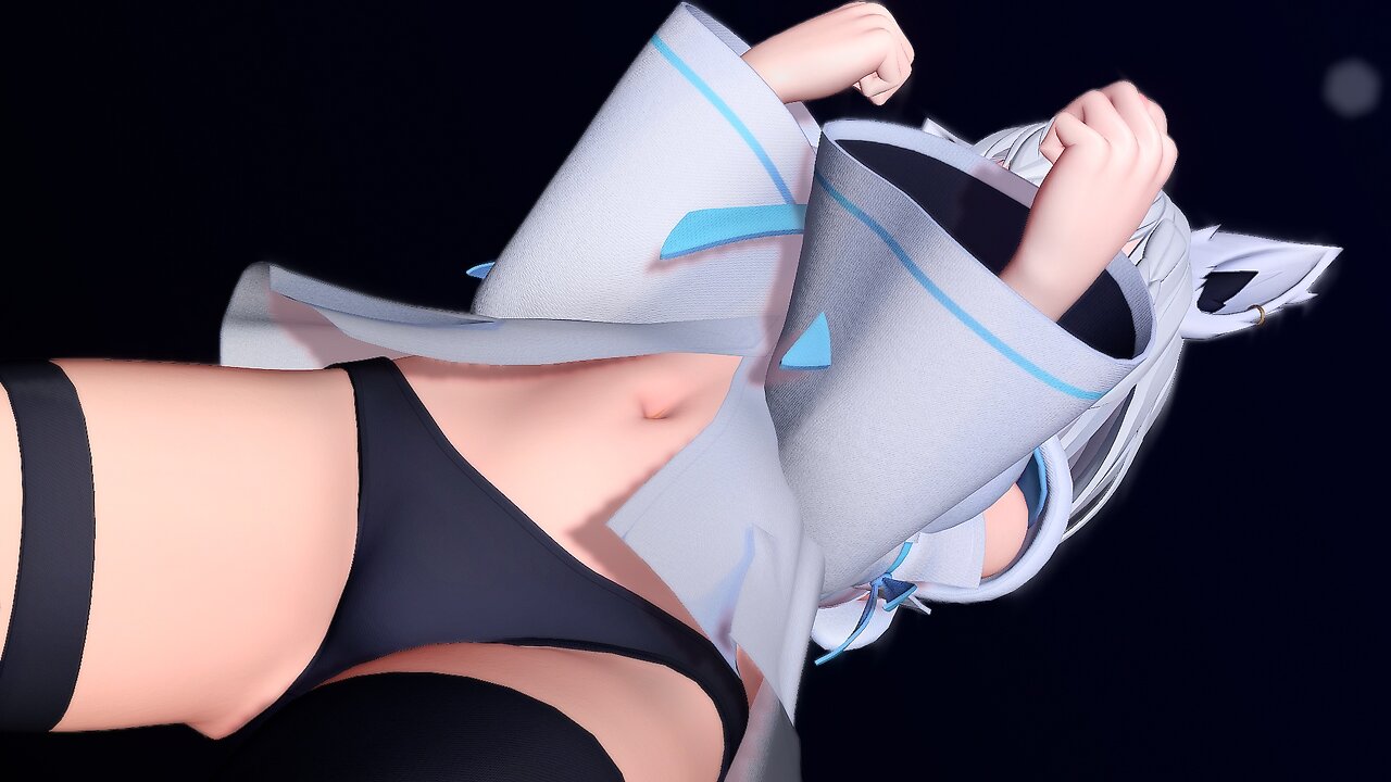 【Hot Dance】白上フブ○/LUPIN【MMD】