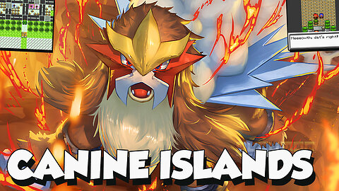 Pokemon CANINE ISLANDS - Fan-made Game, Gen 2 Graphic Style, a story about Entei in Canine Islands