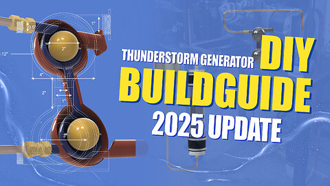 Thunderstorm Generator | UPDATED COMPLETE DIY BUILD GUIDE (2025) | Malcolm Bendall's Plasmoid Tech