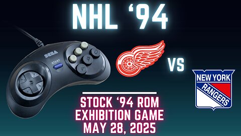 NHL '94: Red Wings (Icestorm NHL94) at Senators (Len the Lengend) {Genesis} - Exhibition 127