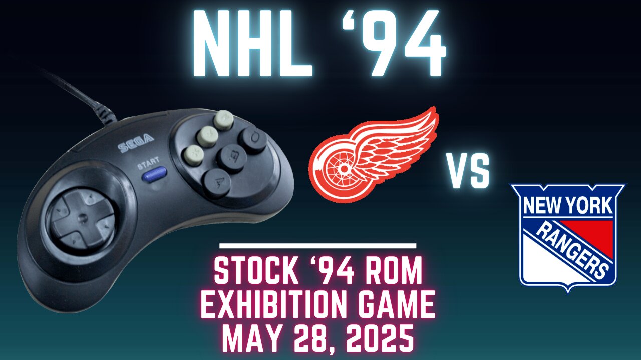 NHL 94: Red Wings (Icestorm NHL94) at Senators (Len the Lengend) {Genesis} - Exhibition 127