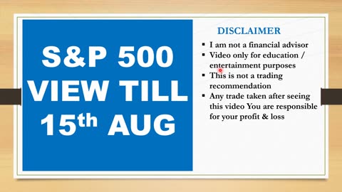 S&P 500 target @ 6100