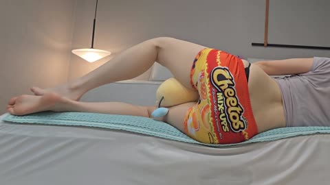 Lovely Asian Girl Play with Pokemon Video