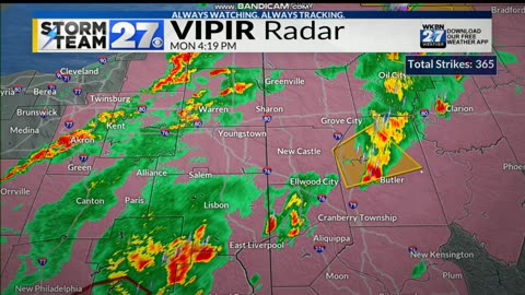 JUNE 9 2025 WKBN 27 FIRST NEWS TRACKING SEVERE WEATHER PART 2