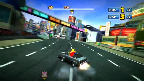 sonic and Sega all-stars racing expert 9 laps Bonanza Bros ps3