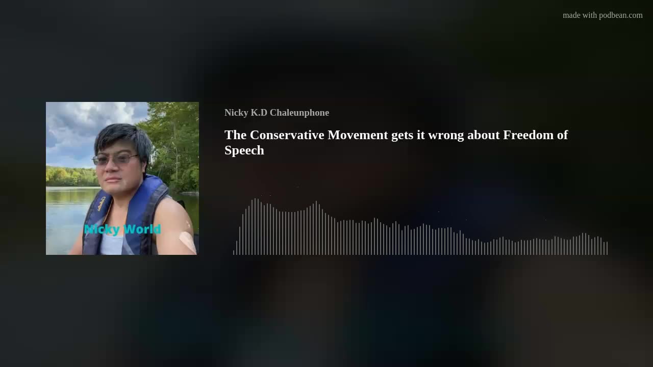The Conservative Movement gets it wrong about Freedom of Speech