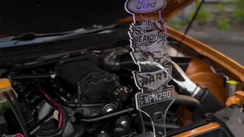 Ford Falcon Ute XR8 FG - Custom LED Bonnet / Hood Holder Prop Display video showcase! 🚗🔧🔆