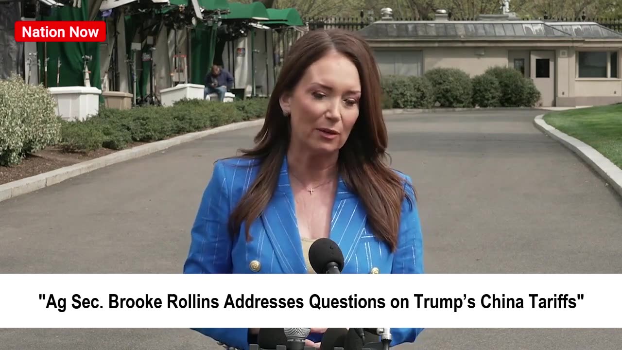 "Ag Sec. Brooke Rollins Addresses Questions on Trump’s China Tariffs"