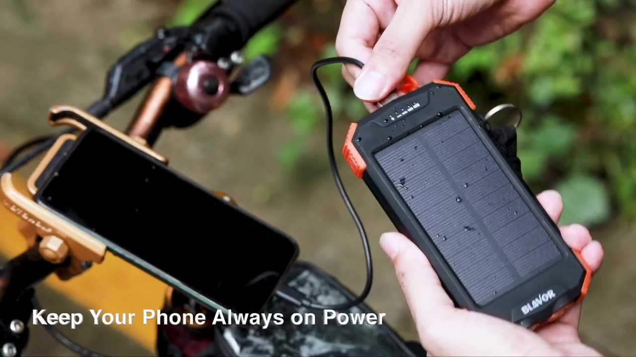 🌞 Solar + Wireless Charging? This Power Bank Is a Survival Essential!