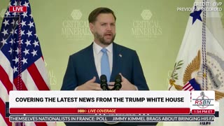 FULL SPEECH: Vice President Vance Speaks on the Importance of a Critical Mineral Reserve - 02/04/26