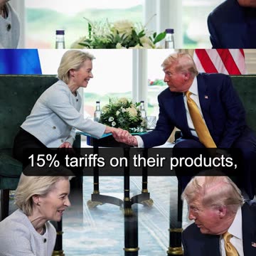 Trump ha cerrado el mayor acuerdo comercial transatlántico con la Unión Europea