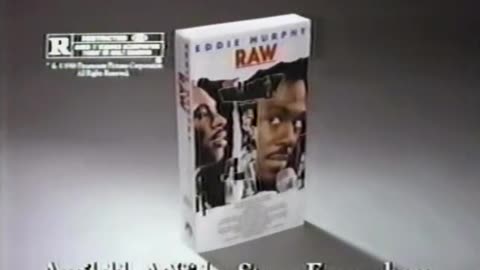 Eddie Murphy Raw VHS Cassette TV Commercial from 1988