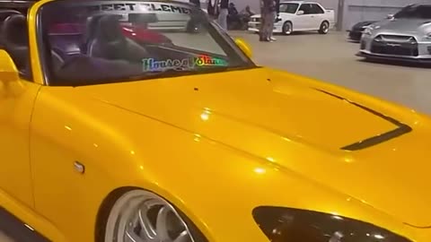 Honda S2000 💛 - Custom LED Rear View Mirror Hang Tag Display video showcase! 🎥📿🔆