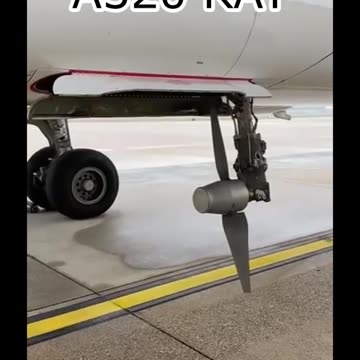 That Small Wind Turbine Can Save Aircraft From Total Power Loss RAT #Aviaiton #Avgeeks #AeroArduino