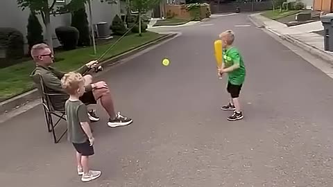 Hitting with dad just got a lot easier (via @derekradley/IG)