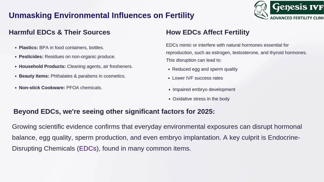 How your environment affects IVF success in 2025