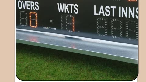 Electronic Scoreboard: High-Brightness Displays Built for Endurance