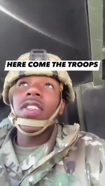 Here come the troops