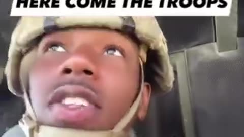 Here come the troops