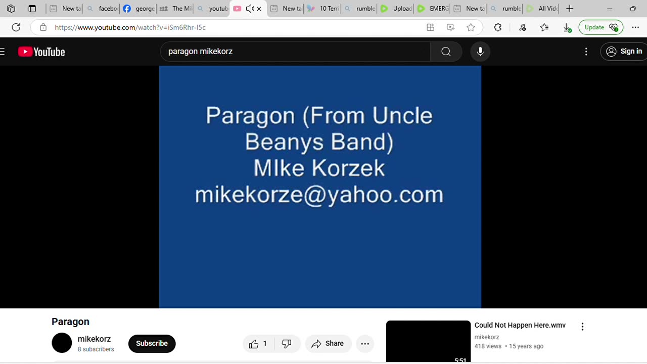 Paragon - The Mike Korzak Band