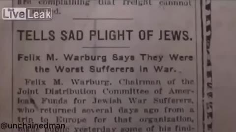 "Six Million Jews" 1915-1938 - 10 Newspapers - PREDICTIVE MIND CONTROL!!! (Read Description)