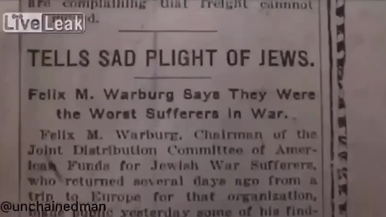 "Six Million Jews" 1915-1938 - 10 Newspapers - PREDICTIVE MIND CONTROL!!! (Read Description)