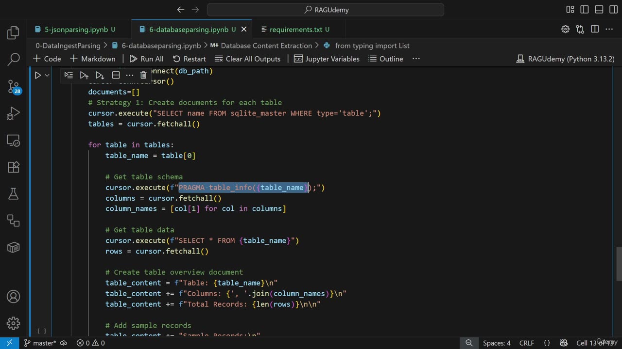 18KN - SQL Databases Parsing And Processing