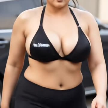 Bold & Fit Beauty in Black | Confidence in Every Curve 💪🖤🔥