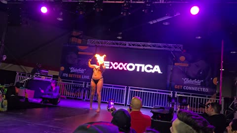 Exxxotica Expo Chicago 2025 Claire Fae's Feature Performance