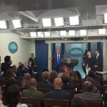 President Donald Trump: "Zero! Does everyone hear that???"