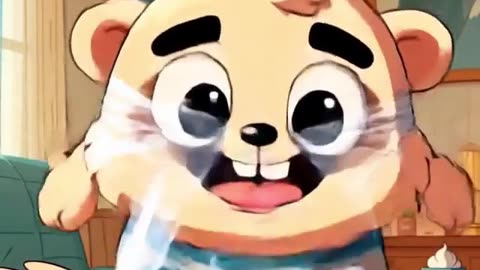 Finn hides and watching as Rikki #foryou #cuteanimal #shorts #finn #cartoon #finncartoon