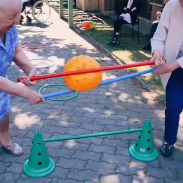 Functional training in a playful way tiktok foryou fy elderycare play fun