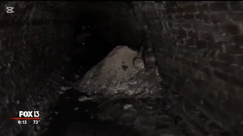 ⛔️Hidden network of tunnel systems found in Ybor City, Florida.