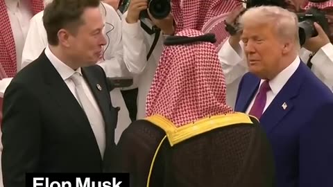 U.S. President Trump and MBS held a meeting with business leaders in Riyadh.