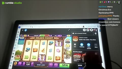 Slot machine and a lot of good big winnings